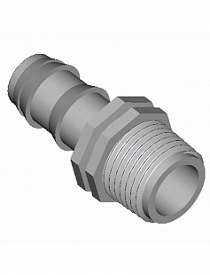Муфта со штуцером 16*Н1/2 (2914.016C) PP (50/1000)